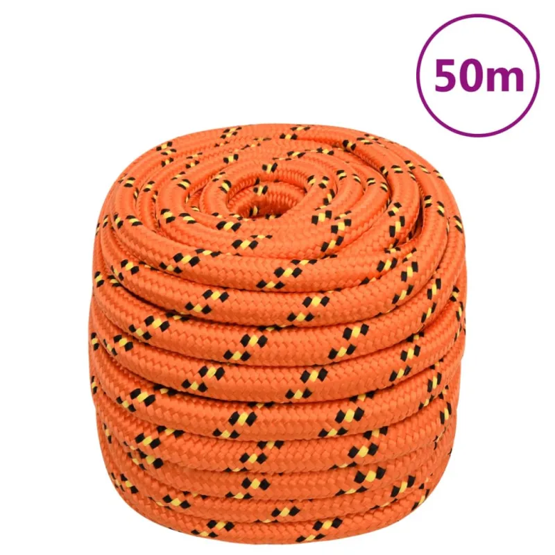 Cuerda para s naranja 20 mm 50 m polipropileno
