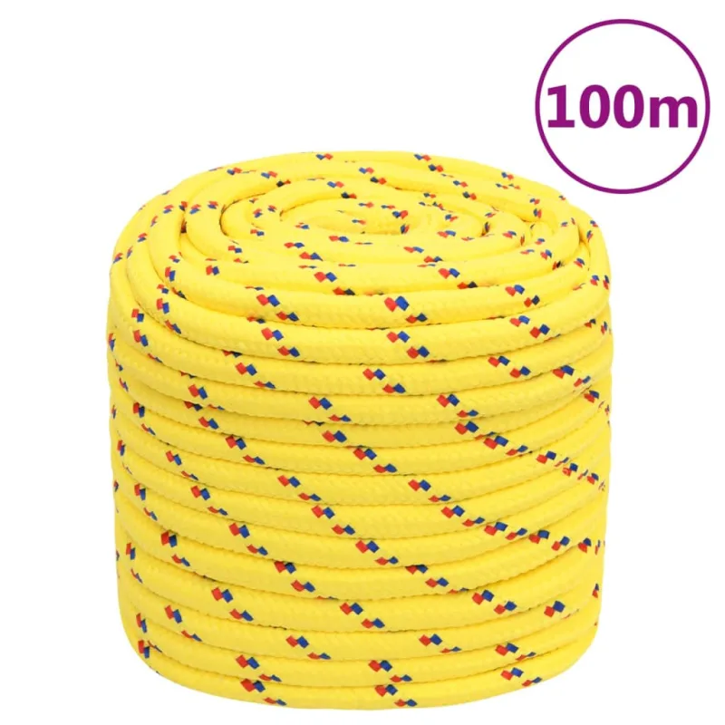 Cuerda para s amarillo 16 mm 100 m polipropileno