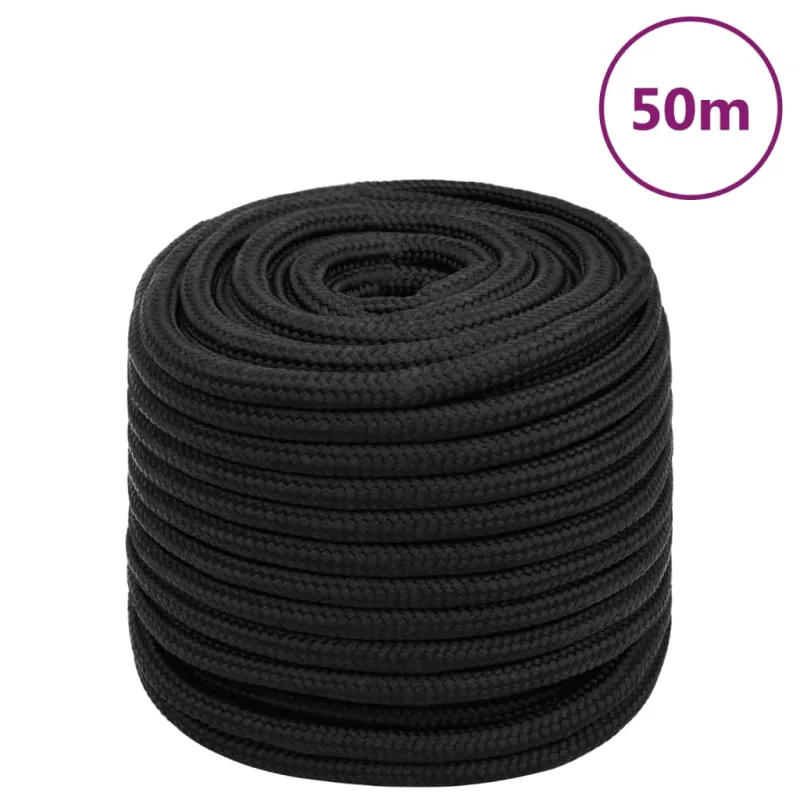 Cuerda para s completa negra 18 mm 50 m polipropileno