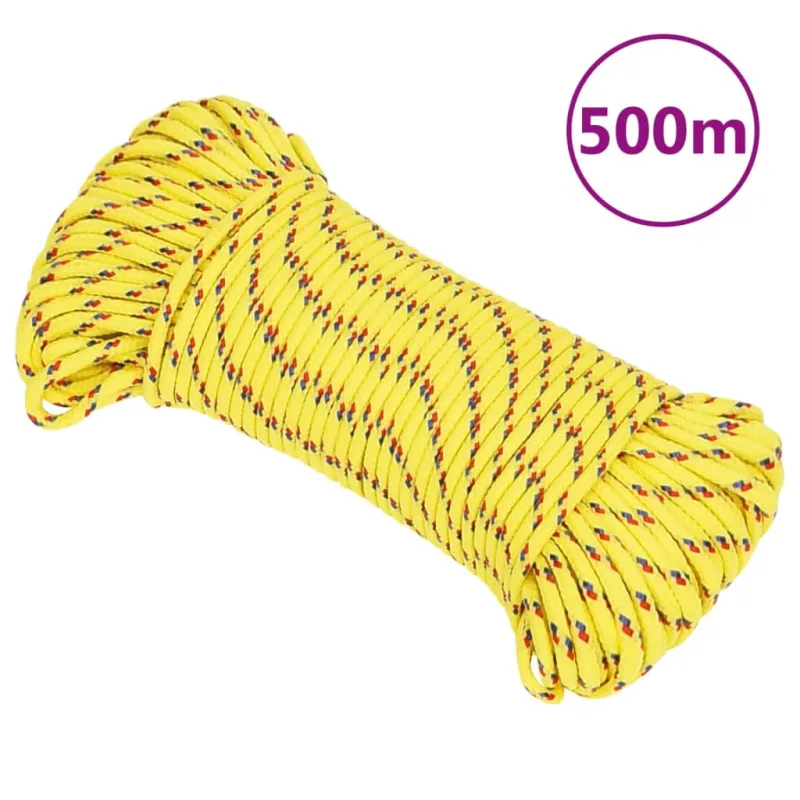 Cuerda para s amarillo 3 mm 500 m polipropileno