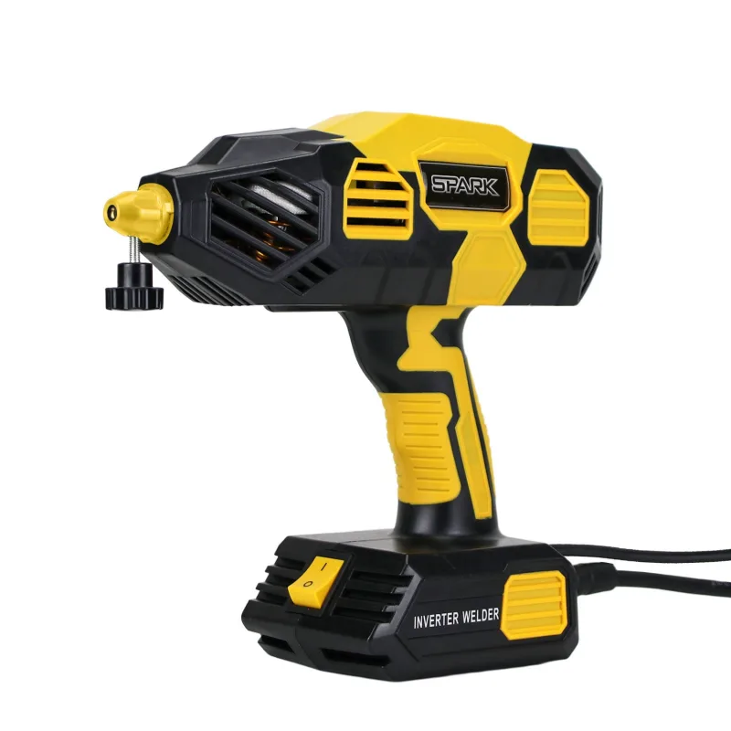 Ledander soldadora portátil todo en uno, soldadora de mano, 20-120 a, 4600 w, amarilla, estándar europeo, 25 x 25 x 10 cm.