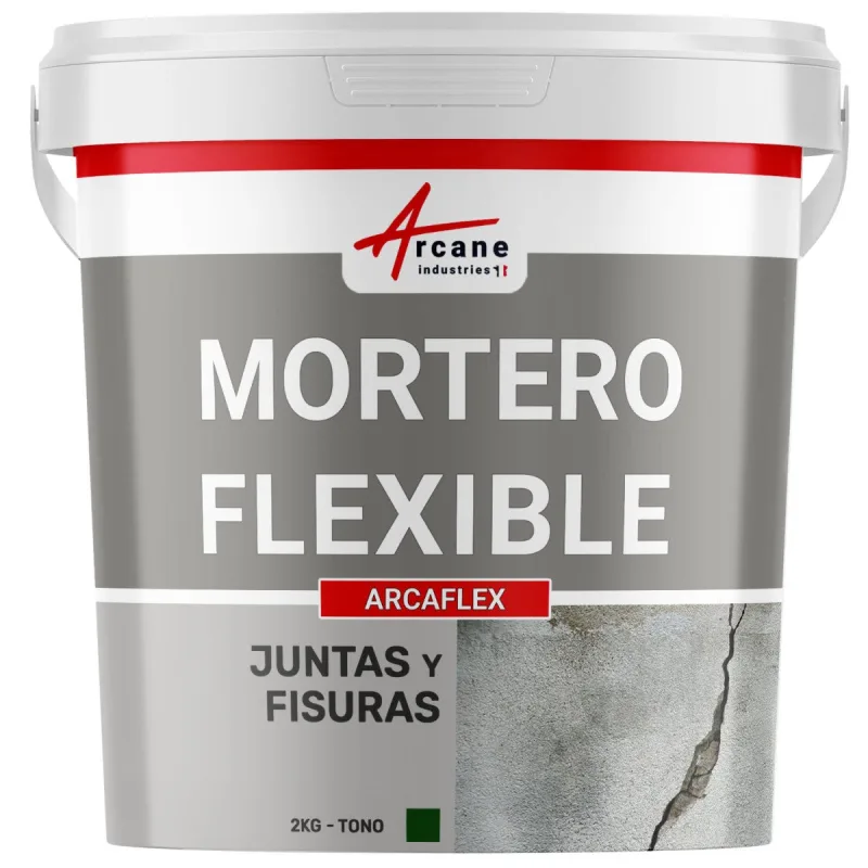 Mortero para grietas en muros - arcaflex - 2 kg - arcane industries
