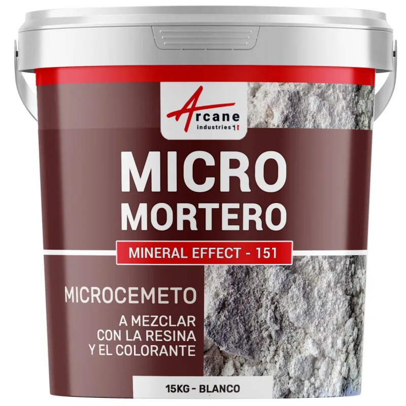 Micro-mortero hormigón pulido - 15 kg - arcane industries