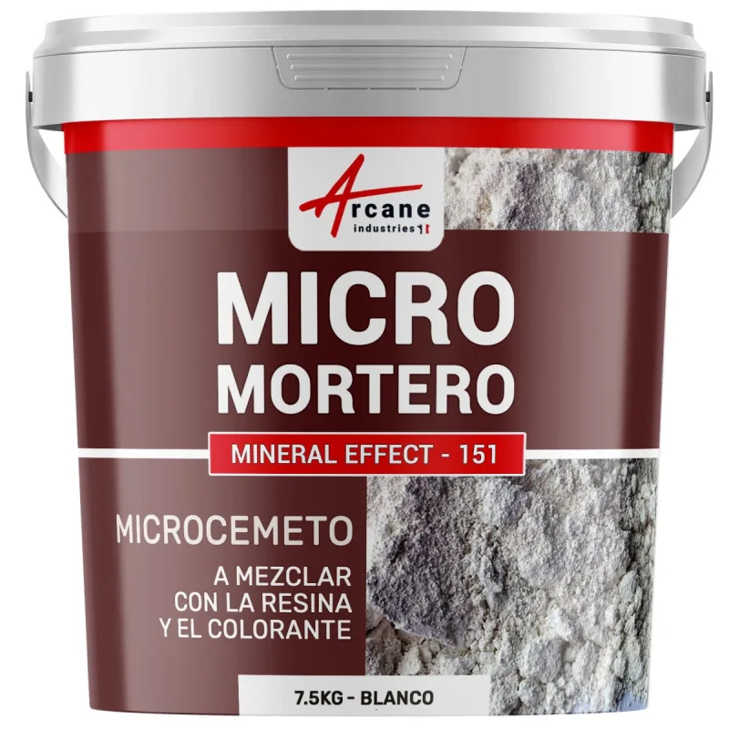 Micro-mortero hormigón pulido - 7.5 kg - arcane industries