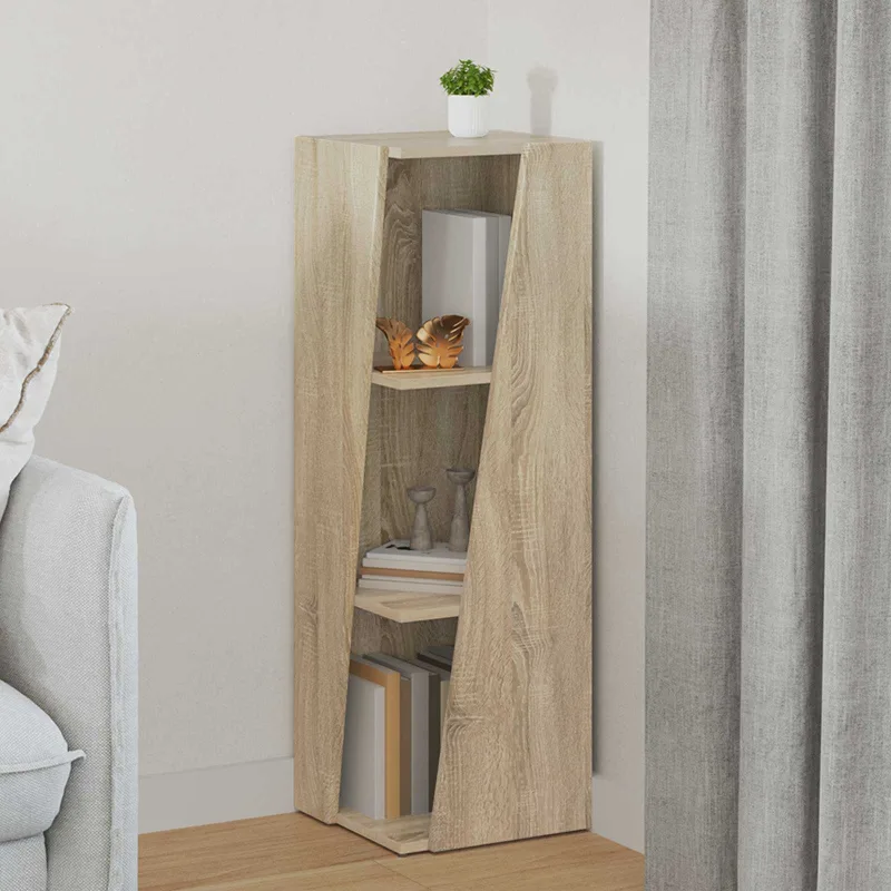 Estante lateral roble 33 x 32 x 100,5 cm