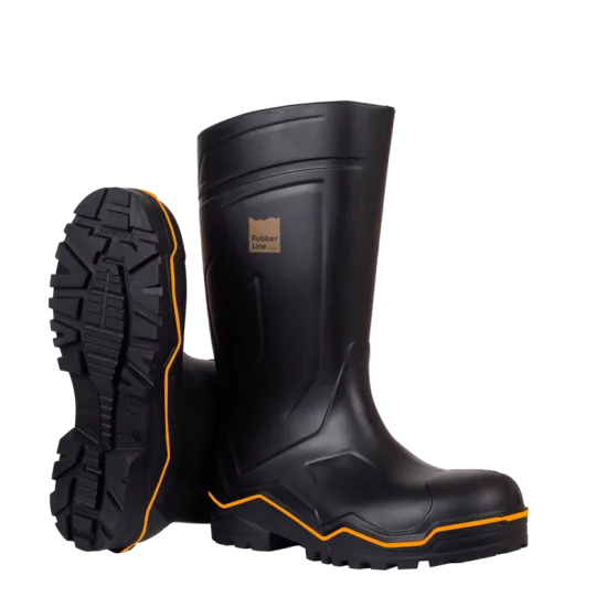 Bottes de sécurité noires s5 rubber line - solidur - rls5nr-38