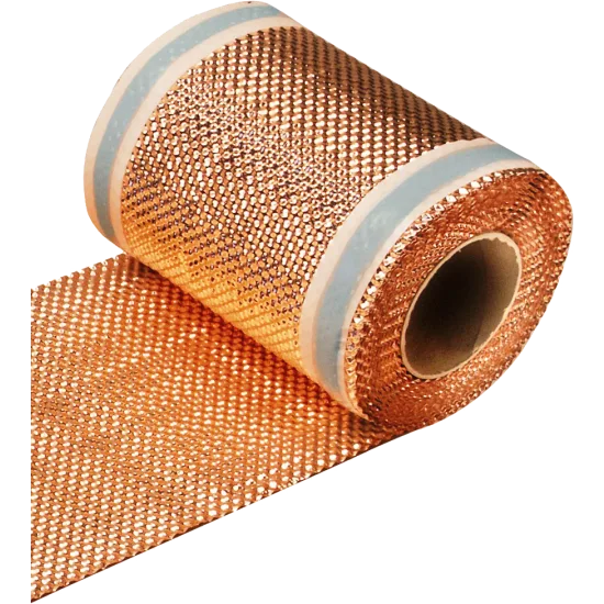 Bande cuivre anti-mousse adhésive rouleau 5 m x 200 mm
