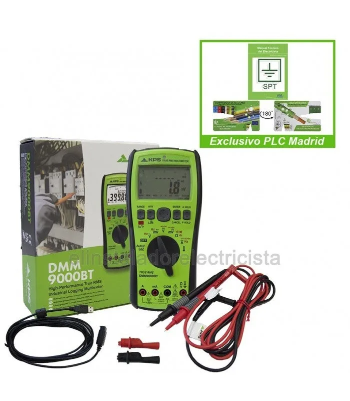 Multímetro digital bluetooth dmm9000bt de kps