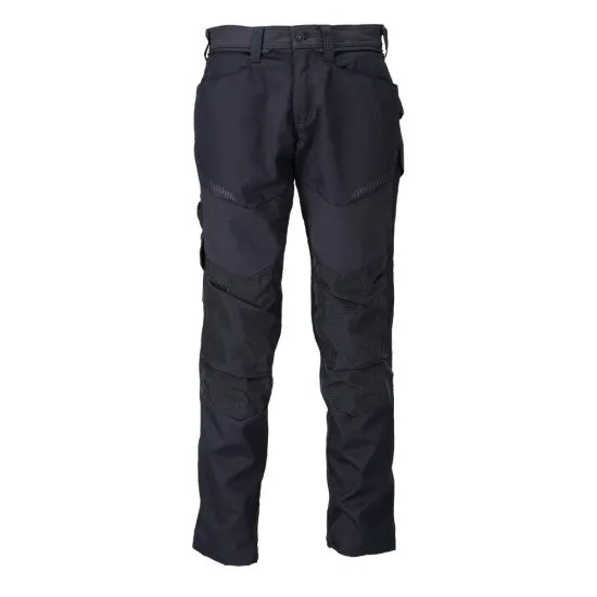 Pantalon de travail avec poches genouillères mascot customized - 22479-230-bleu marine-82-58