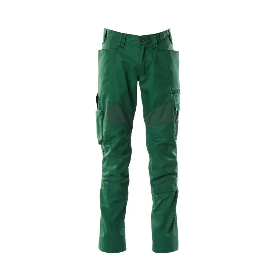 Pantalon de travail avec poches genouillères mascot accelerate - 18579-442-vert bouteille-82-36