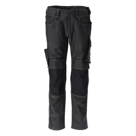 Pantalon de travail avec poches genouillères mascot unique - 21979-459-noir-41-82
