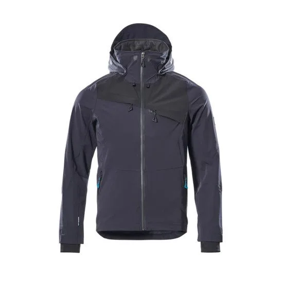 Veste professionnelle d'extérieur mascot advanced - imperméable - 17001-411-xs-bleu marine