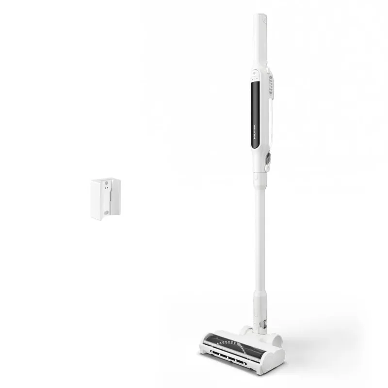 Aspirador escoba sin cable 2 en 1 nilfisk move 150 w, ligero e ideal para limpiezas rápidas - blanco