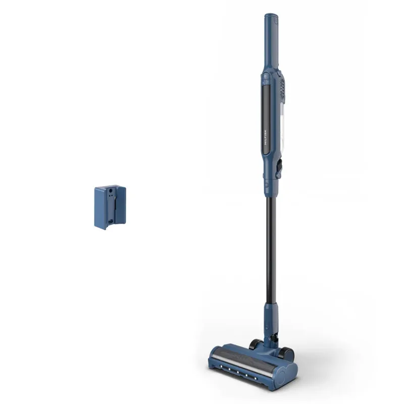 Aspirador escoba sin cable 2 en 1 nilfisk move 150 w, ligero e ideal para limpiezas rápidas - azul