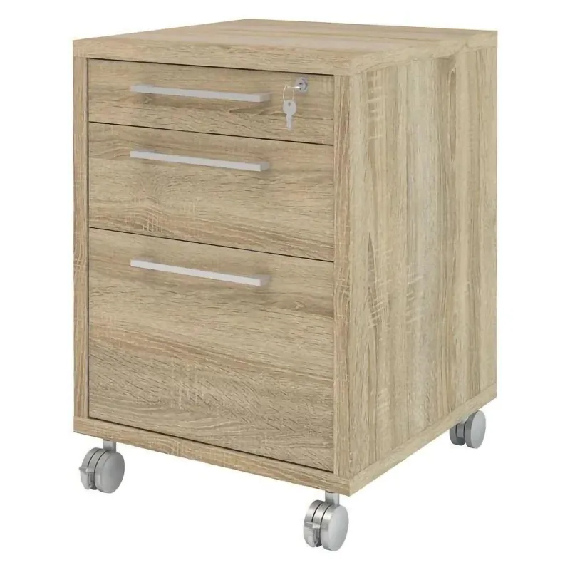 Cómoda, apertura deslizante cierre deslizante, color estante marrón, 48.2x49.1x68.2h cm - lajatico