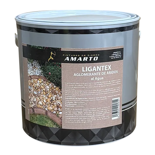 Aglomerante de áridos al agua hormigón interior y exterior brillante incoloro 14 l ligantex