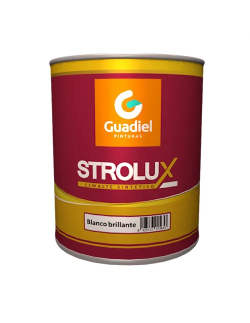 Esmalte sintético brillante strolux colores 4l amarillo real