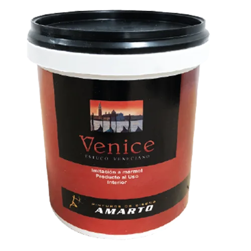 Pintura decorativa efecto estuco sintético pared y techo interior disolvente brillante incoloro 20 kg venice