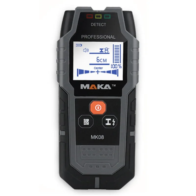 Obosoe detector de pared multifuncional de alta precisión, escáner de cables, detecta cables metálicos y eléctricos (mk08)