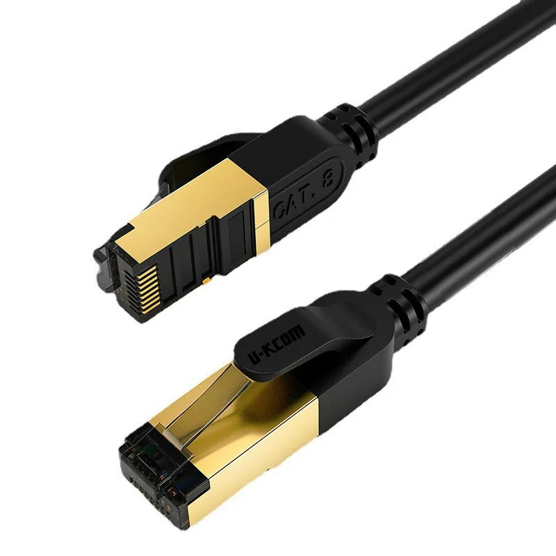 30m cat8 cobre sin oxígeno, doble blindaje, interior/exterior resistente 40gbps estanque resistente a uv rj45