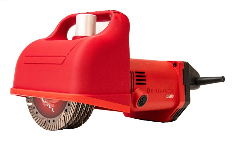 Macroza d500 rozadora de pared eléctrica 2.800w – 9.200 r.p.m. incl. 5 discos de diamante 125 mm