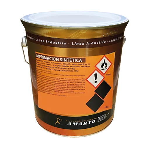 Imprimación sintética antioxidante interior y exterior pared y techo disolvente semi mate gris lavable 20 kg