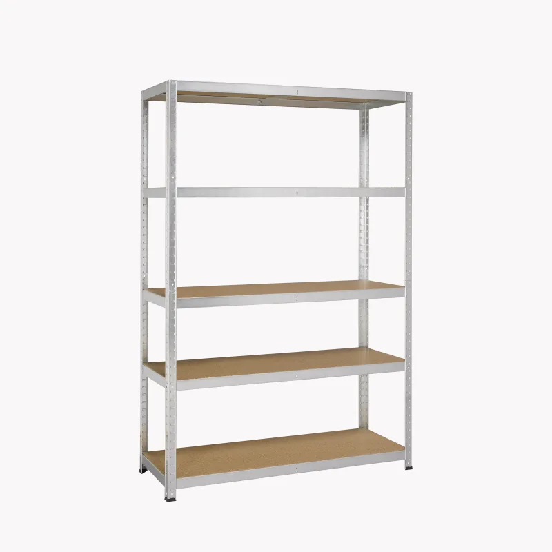 Estantería metálica en kit 5 baldas strong - gris - 120x176x45 cm - avasco