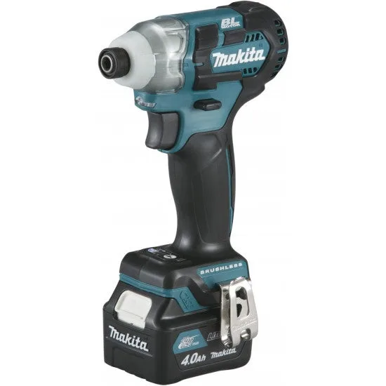 Atornillador de impacto makita 12 v cxt li-ion 4 ah 135 nm - 2 baterías, cargador, caja - td111dsmj