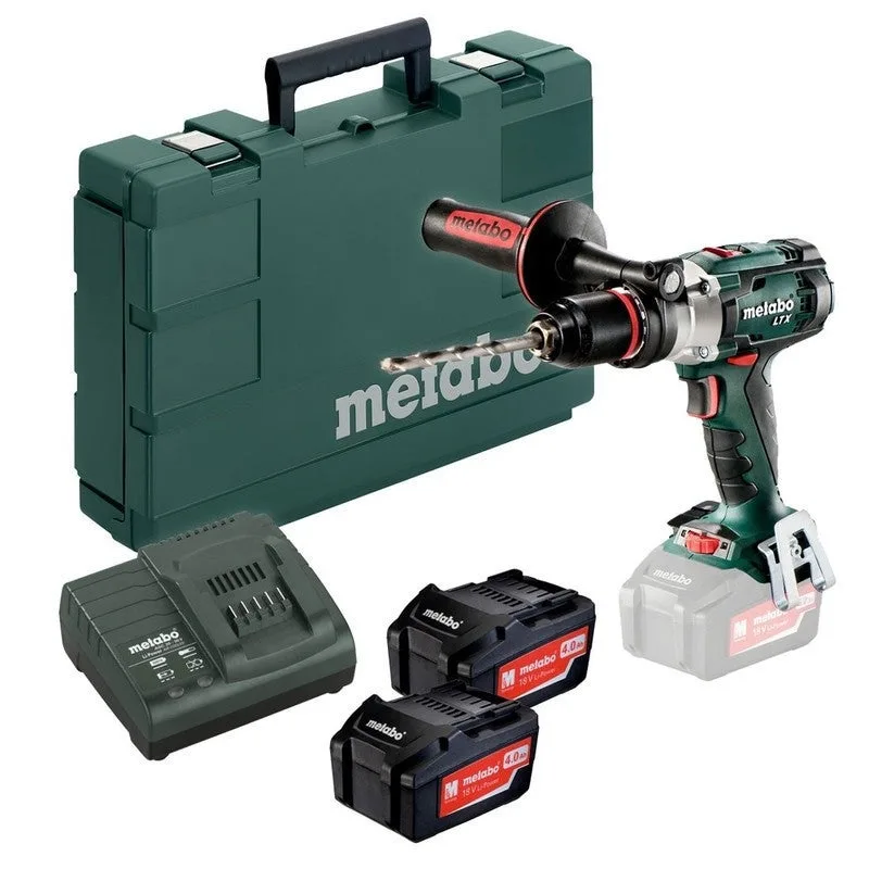 Metabo - taladro de percusión con batería li-ion 18v 2x4ah - sb 18 ltx implus