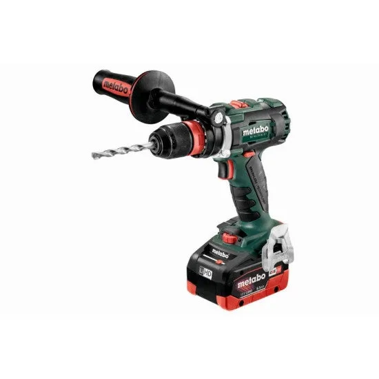 Perceuse visseuse metabo - bs 18v - ltx bl q i 2 x 5,5 ah lihd, asc 145, coffret - 602351660
