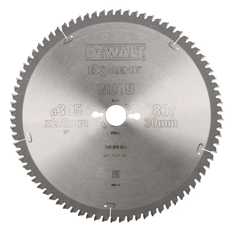 Blade de sierra circular estacionaria extreme dewalt® dt4283inesfiniza (chapa de aluminio y plásticos)