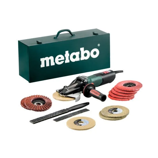 Meuleuse ø125 mm metabo - wevf 10-125 quick inox coffret + set d'accessoires - 613080500