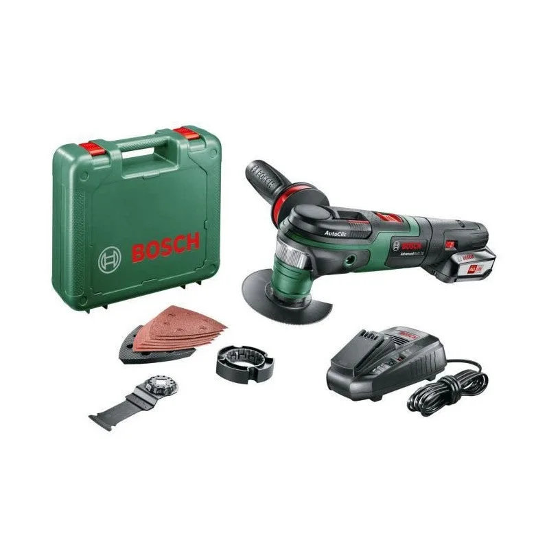 Herramienta multifunción de batería advancedmulti 18 | 1x 2.5ah batería + accesorios