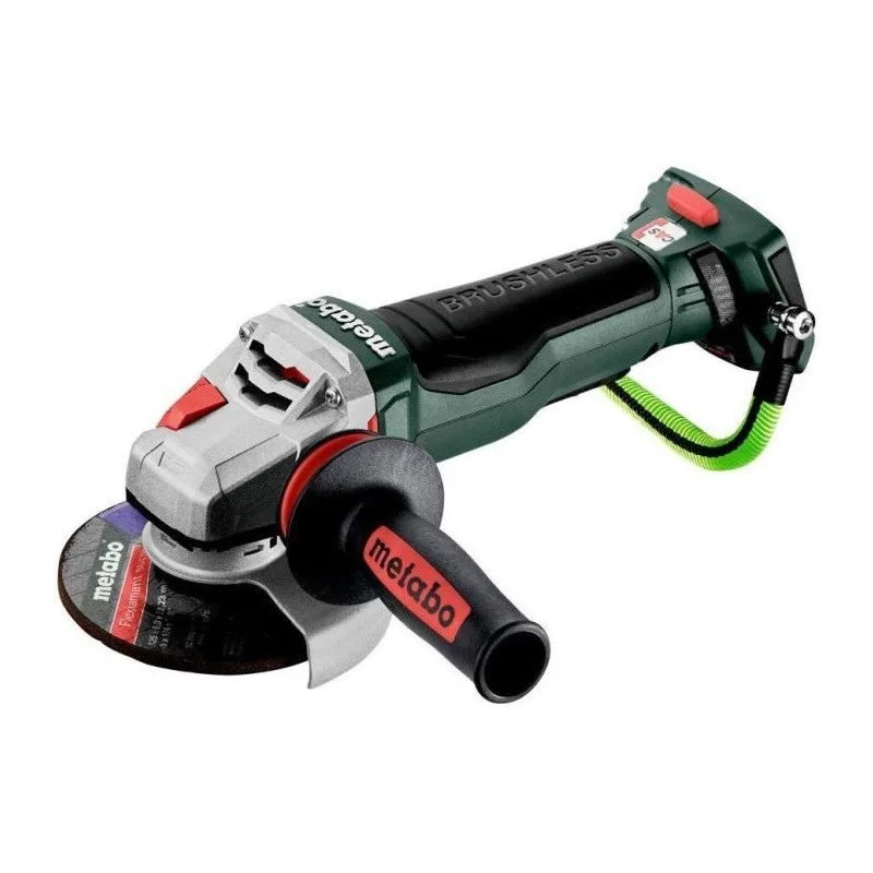 Metabo wpba 18 ltx bl 15-125 quick ds meuleuse d'angle sans fil 18 v 125 mm brushless + metabox (601734840) - sans batterie, sans chargeur