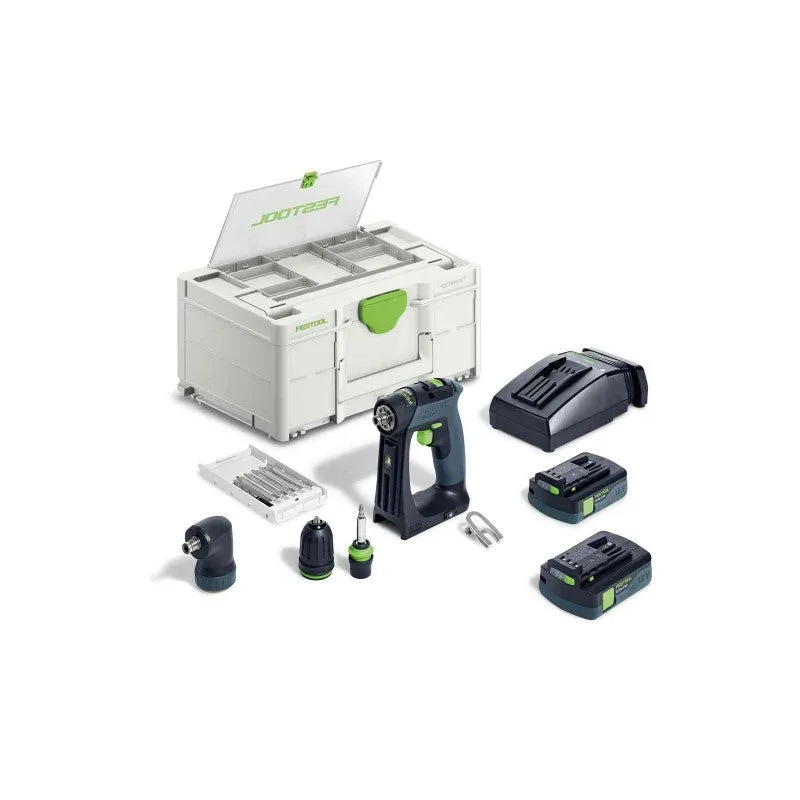Taladro atornillador a batería cxs 18 c 3.0-set - 576884 - festool