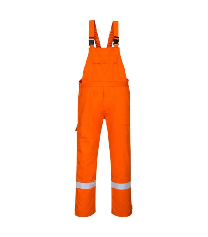 Peto antiestático para industrias bizflame plus cintas reflectantes portwest fr27