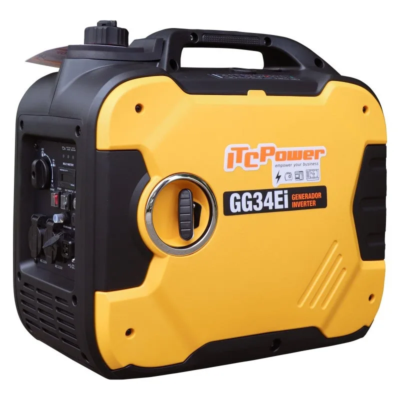 Gg34ei generador inverter gasolina itcpower 3400w