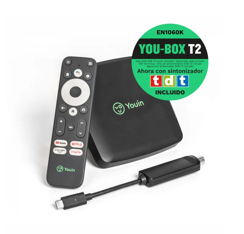 Receptor android tv 4k + tdt integrado