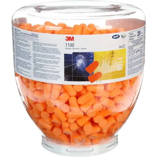 Botella dispensador tapones (500 pares)