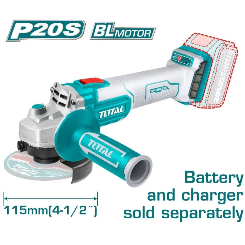 Amoladora angular 115 mm 20v