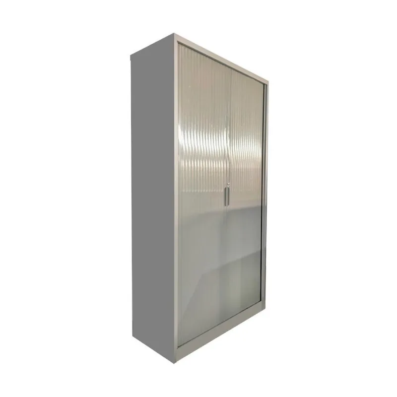 Mueble metálico 2 puertas correderas con 4 estantes interiores 198x100 cm