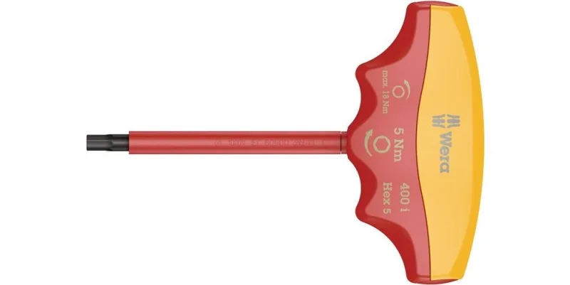 Wera tournevis dynamométrique 400 i hex 5 mm 5 nm réglage fixe vde