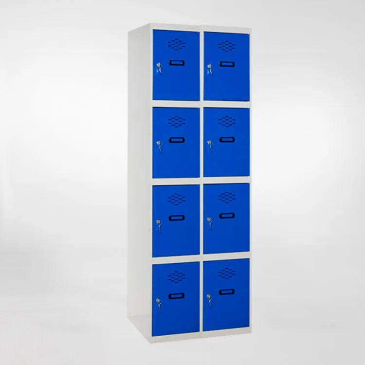 Taquilla metálica casillero de 8 puertas y 4 alturas 180x50x30cm