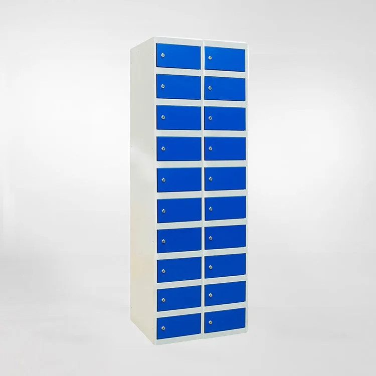 Taquilla metálica casillero de 20 puertas y 10 alturas 180x50x40cm