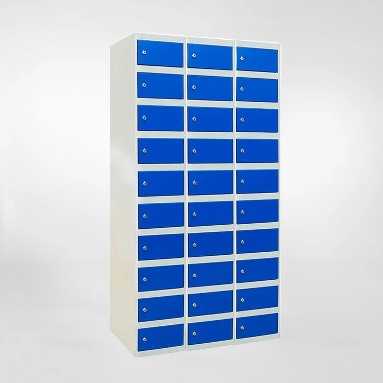 Taquilla metálica casillero de 30 puertas y 10 alturas 180x50x30cm