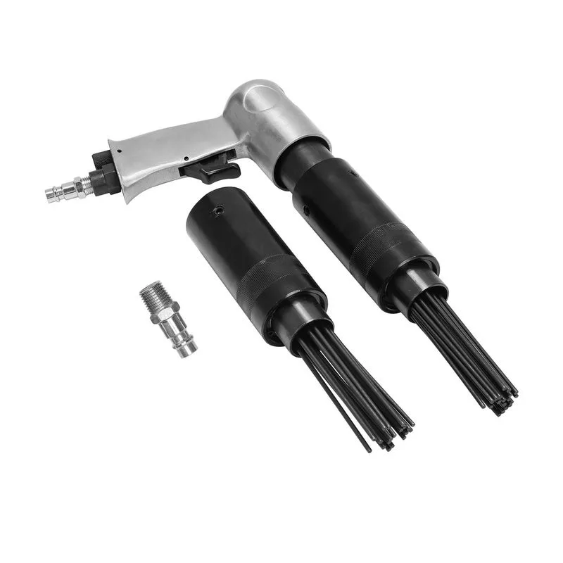 Escalador de agujas de aire comprimido escalador neumático de agujas con cabezal de repuesto 19 agujas pistola de agujas