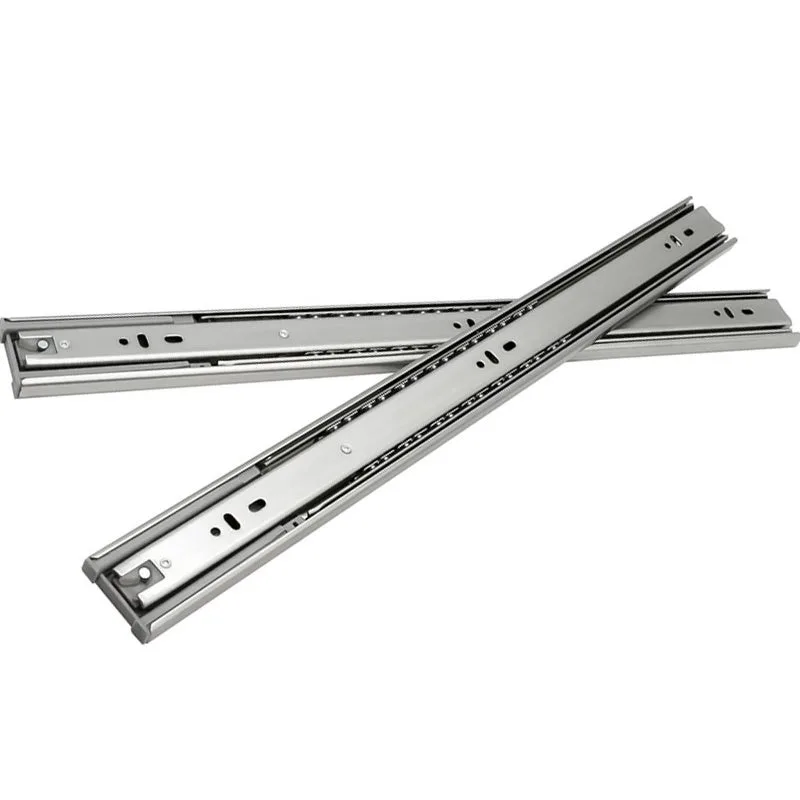 Guías de cajón de 45 mm guías telescópicas de extensión completa de 300 mm 6 piezas