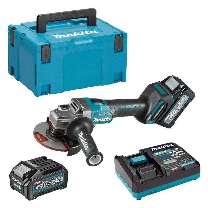 Amoladora ø 125 mm 40 v max li-ion 4 ah makita - ga005gm201