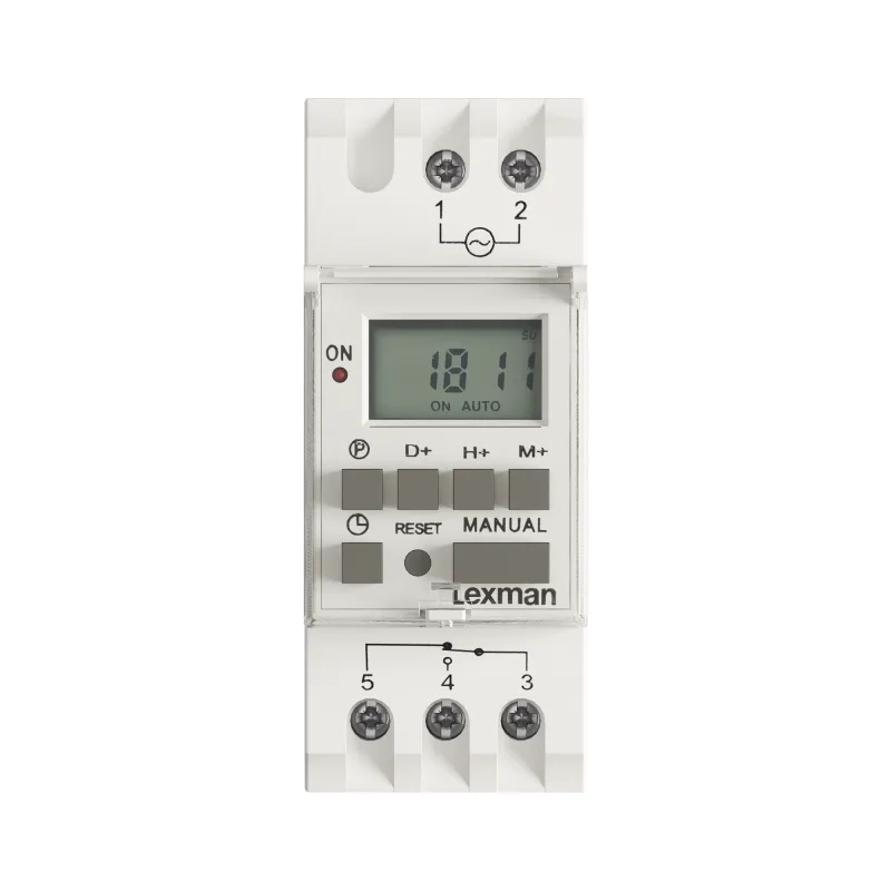 Reloj digital 2 modulos c/reserva lexman