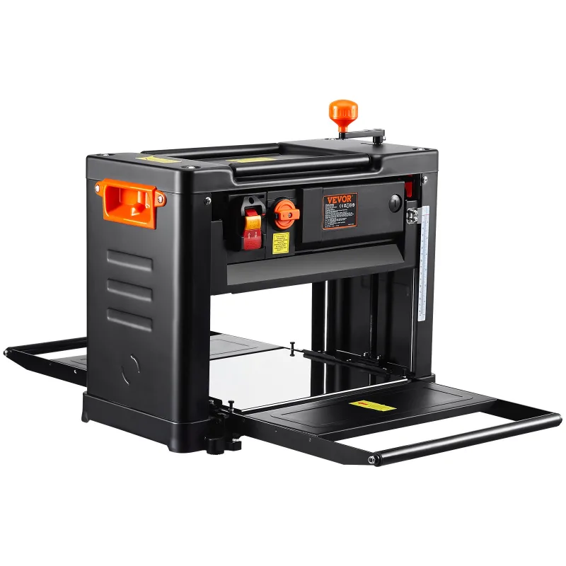 Cepilladora de sobremesa 2 velocidades cepilladora electrica 33 cm regruesadora cepilladora 3 cuchillas motor potente de 15 amperios y 2000 w ba vevor